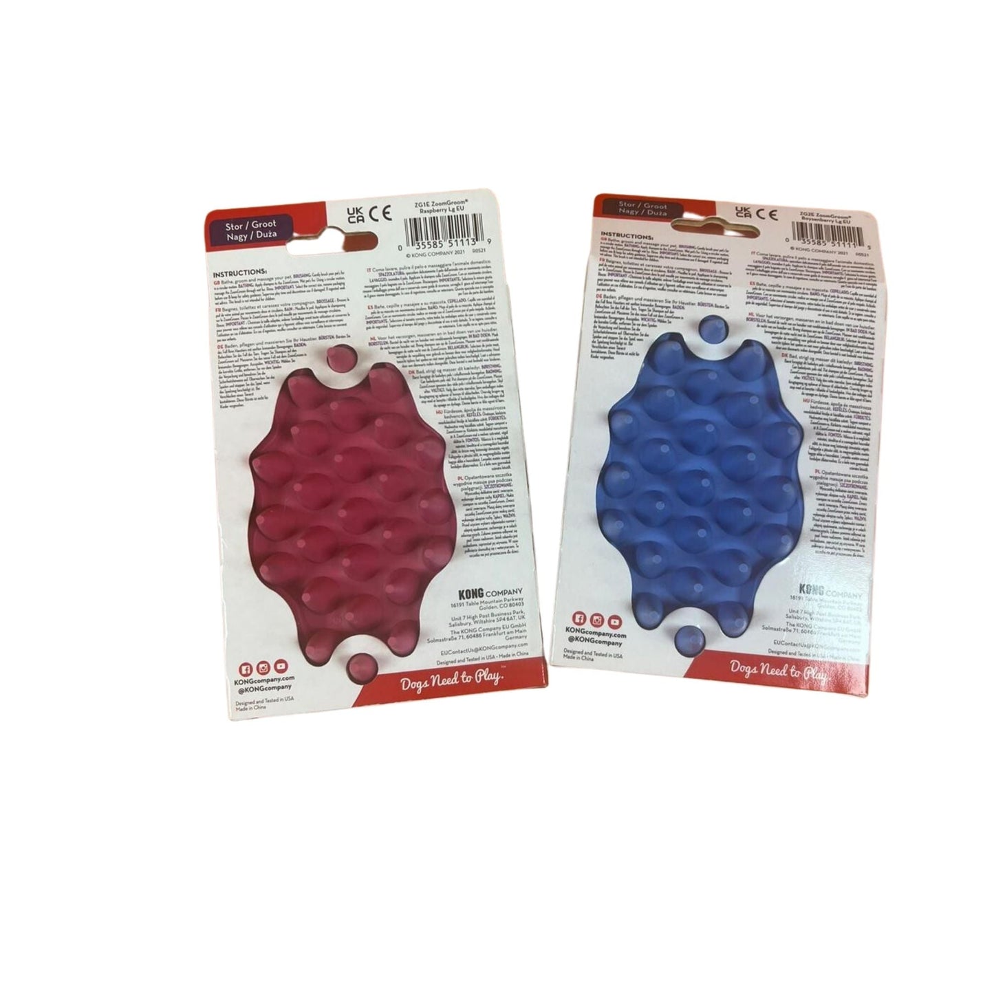 Kong Zoom Groom - Chewbox Natural Dog Chew - Grain & Gluten Free