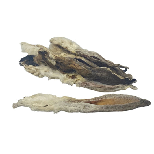 Rabbit Ears - Fur or No Fur - Chewbox Natural Dog Chew - Grain & Gluten Free