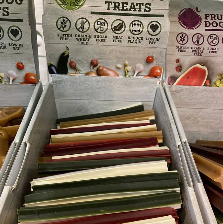 Vegetable Sweet Potato Star Sticks - Chewbox Natural Dog Chew - Grain & Gluten Free