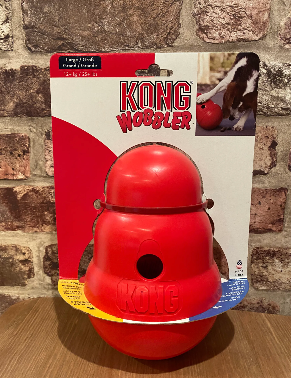 KONG Wobbler Treat Dispensing Dog Toy - Dogs Go Shop