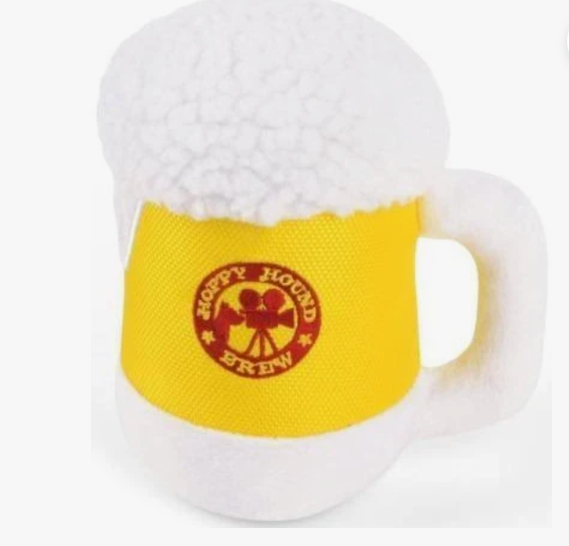 Hollywoof Hoppy Hound Dog Brew Plush Dog Toy - Dogs Go Shop