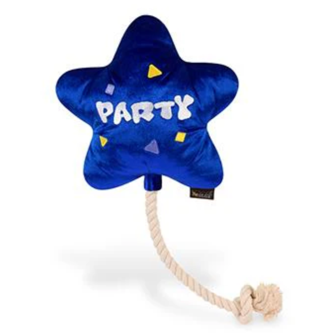 P.L.A.Y Best Time Ever Party Star Plush Dog Toy - Dogs Go Shop