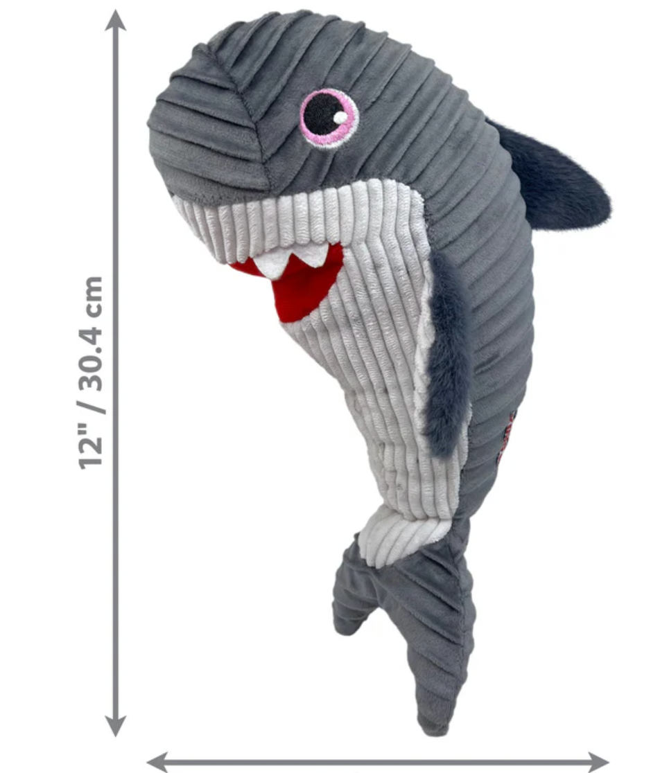 KONG CuteSeas Shark Plush Dog Toy - Dogs Go Shop