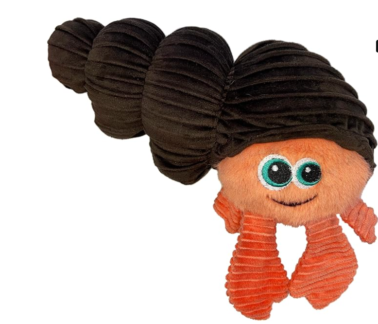 KONG CuteSeas Ruffles Hermit Plush Dog Toy - Dogs Go Shop