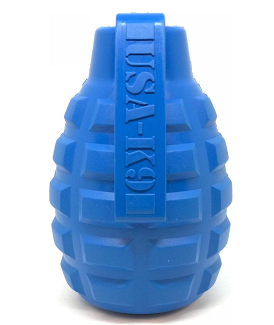 SodaPup Grenade Treat Dispenser Toy - Dogs Go Shop