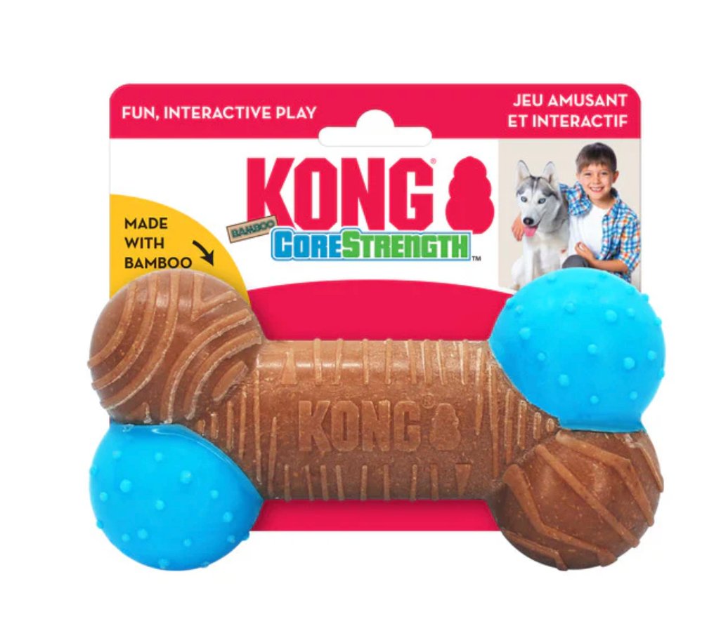 KONG CoreStrength Bamboo Bone Large - Dogs Go Shop Dog Toy