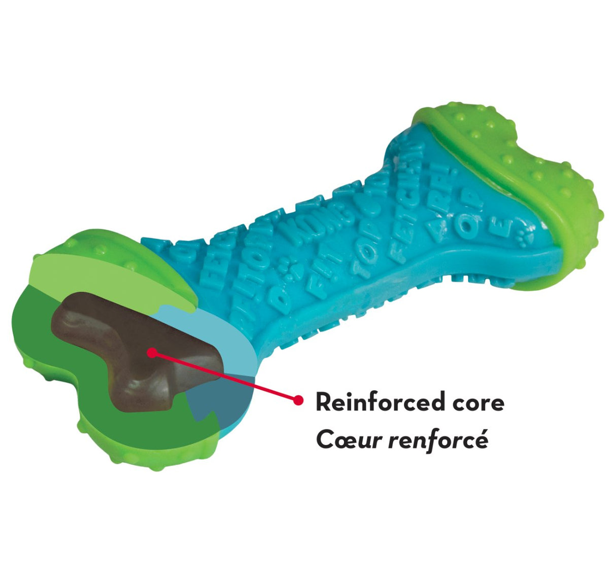 KONG CoreStrength Bone Medium/Large - Dogs Go Shop Dog Toy