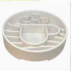 Enrichment bowl by SodaPup with maze-like food compartments