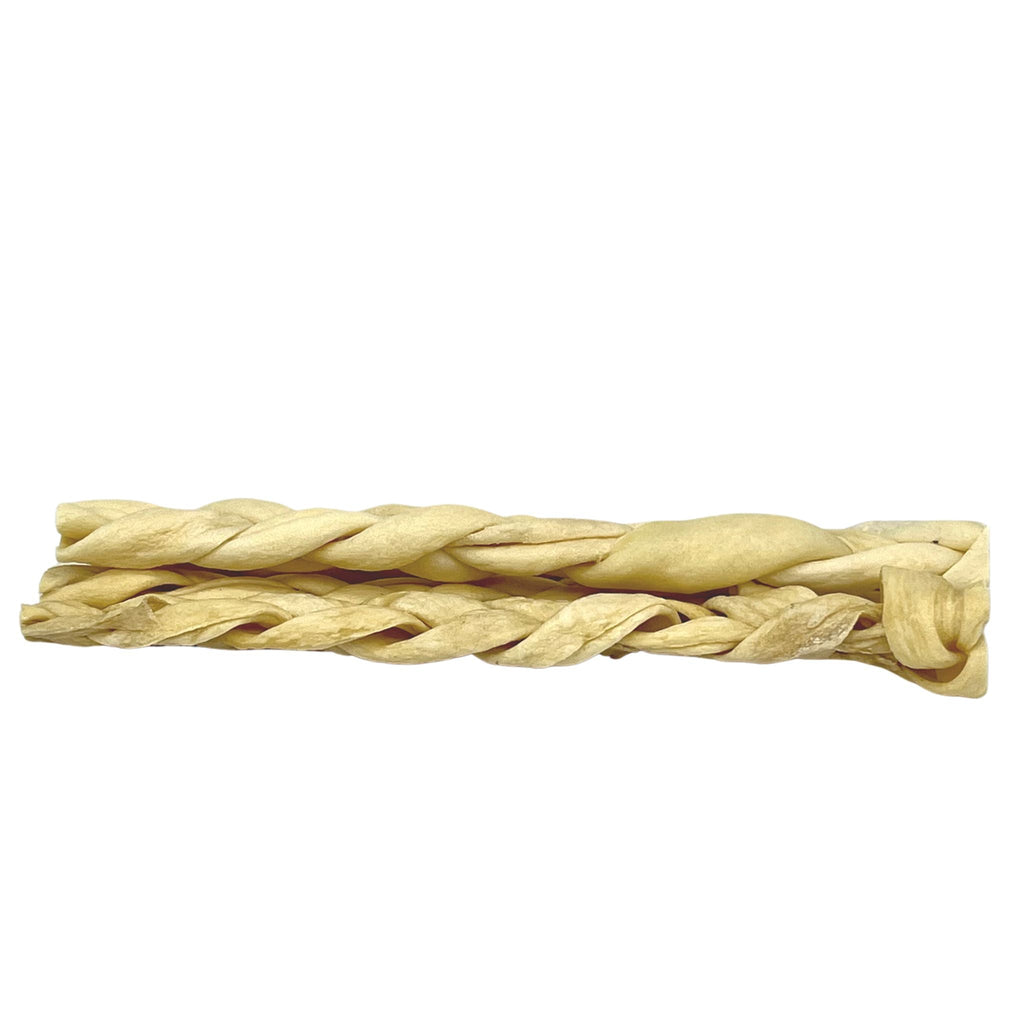 Extra Large Braided Lamb Skin Plaits - Dogs Go Shop Natural Dog Chew - Grain & Gluten Free