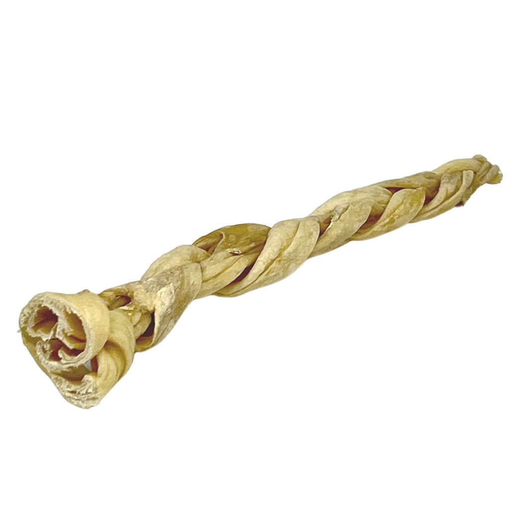 Extra Large Braided Lamb Skin Plaits - Dogs Go Shop Natural Dog Chew - Grain & Gluten Free