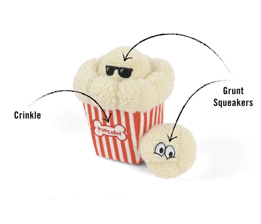 Hollywoof Collection Poppin’ Popcorn All Natural Dog Chews Grain