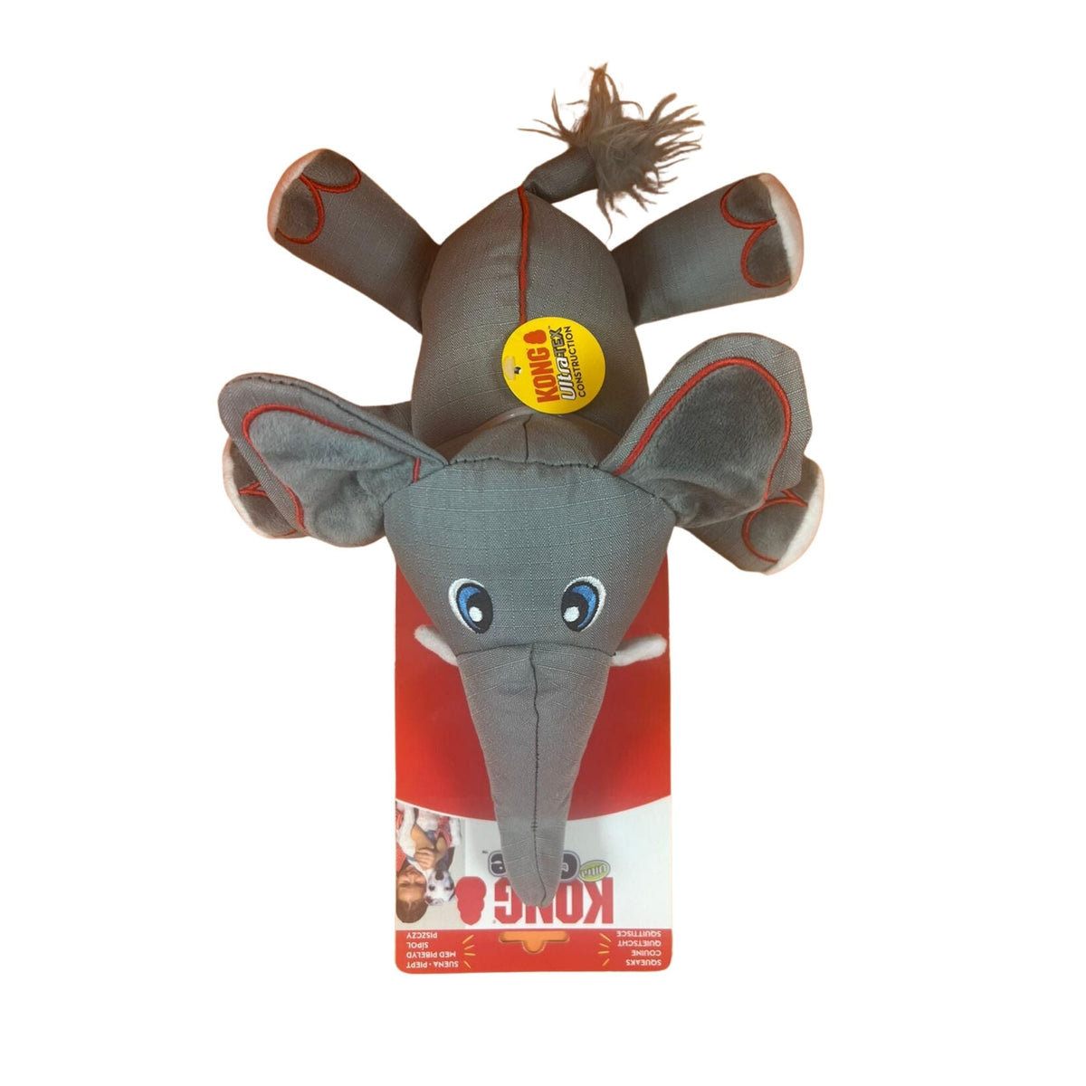 Kong Cozie Ultra Ella Elephant - Dogs Go Shop Natural Dog Chew - Grain & Gluten Free