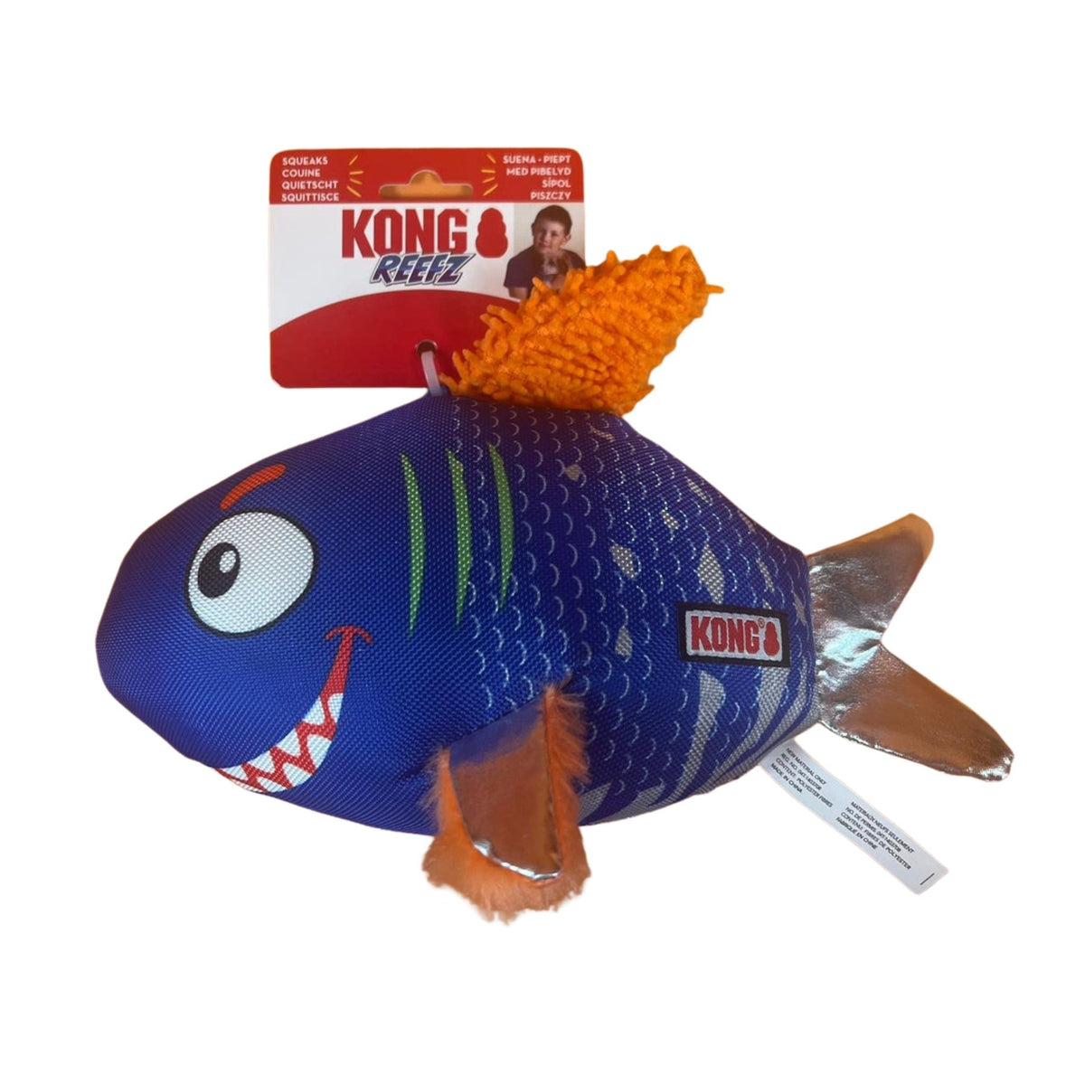 Kong Reefz Fishy - Dogs Go Shop Natural Dog Chew - Grain & Gluten Free