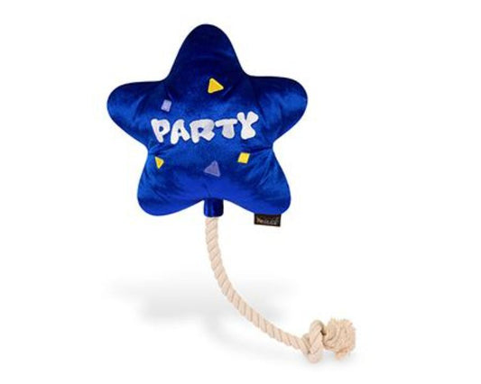 Party Time Best Day Ever Balloon Plush Dog Toy - Chewbox Natural Dog Chew - Grain & Gluten Free
