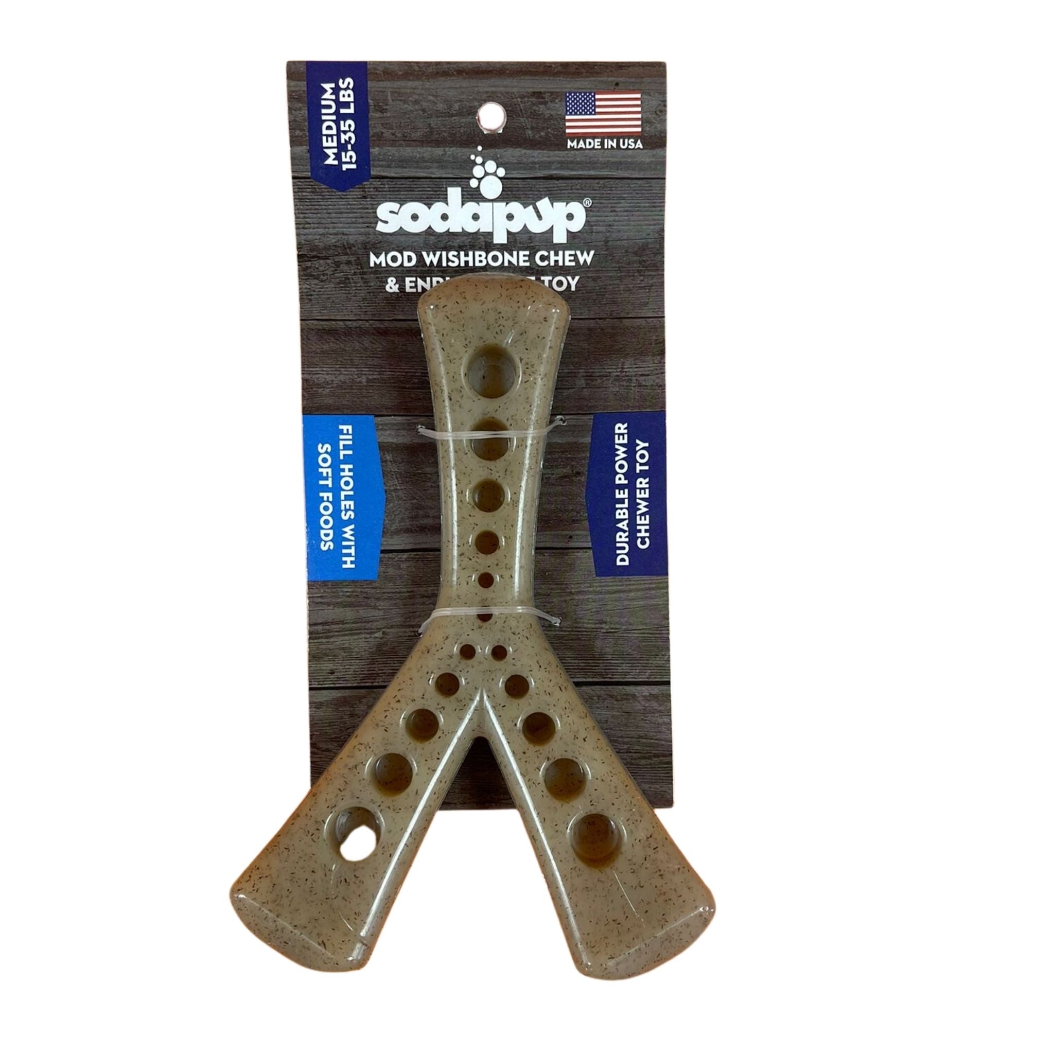 SodaPup MOD Wishbone for Aggressive Chewers - Chewbox Natural Dog Chew - Grain & Gluten Free
