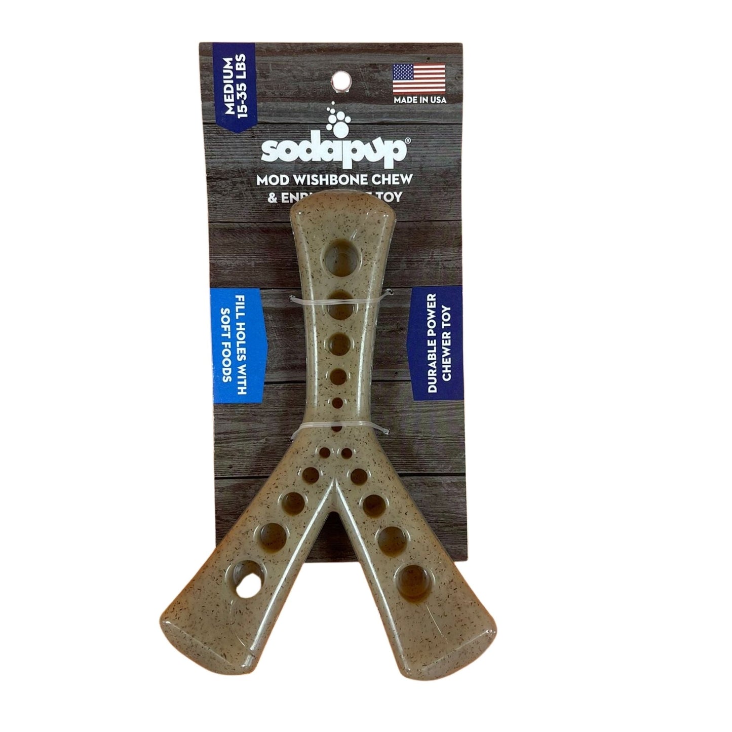 SodaPup MOD Wishbone for Aggressive Chewers - Chewbox Natural Dog Chew - Grain & Gluten Free