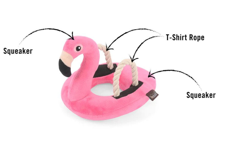 Tropical Paradise Flamingo Float - Chewbox Natural Dog Chew - Grain & Gluten Free