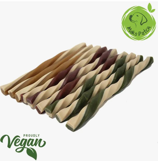 Vegetarian Fruit & Veg Straws - Chewbox Natural Dog Chew - Grain & Gluten Free